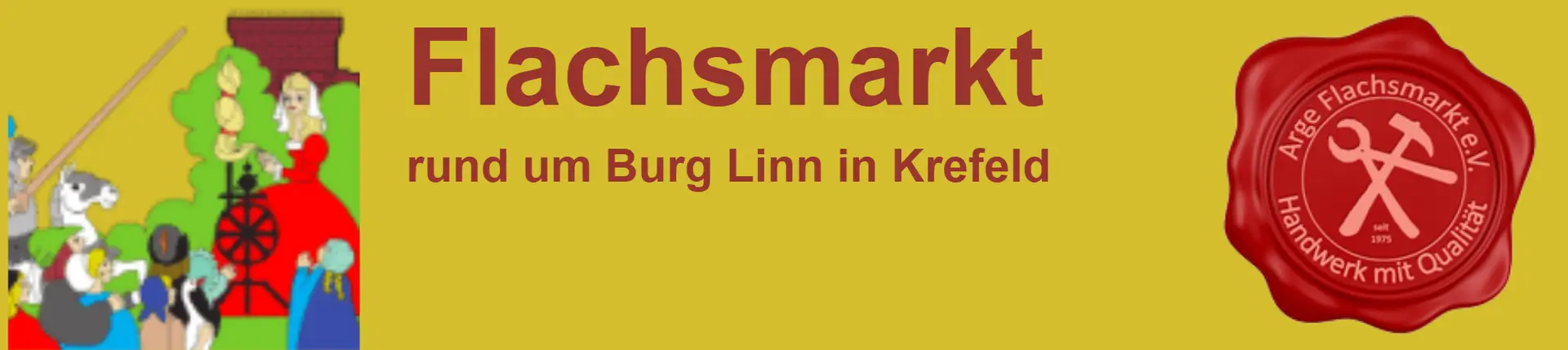 Flachsmarkt Burg Linn
